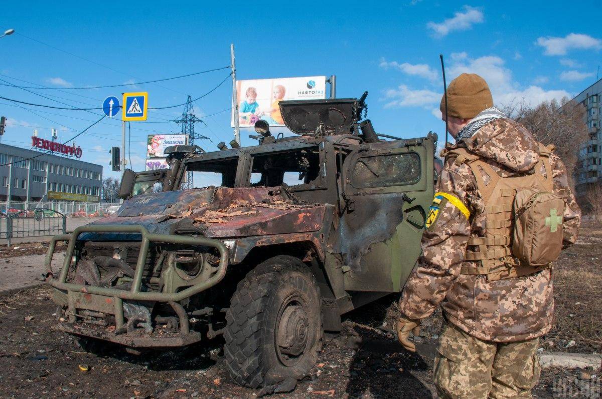 Унищожена руска военна техника Унищожена руска военна техника